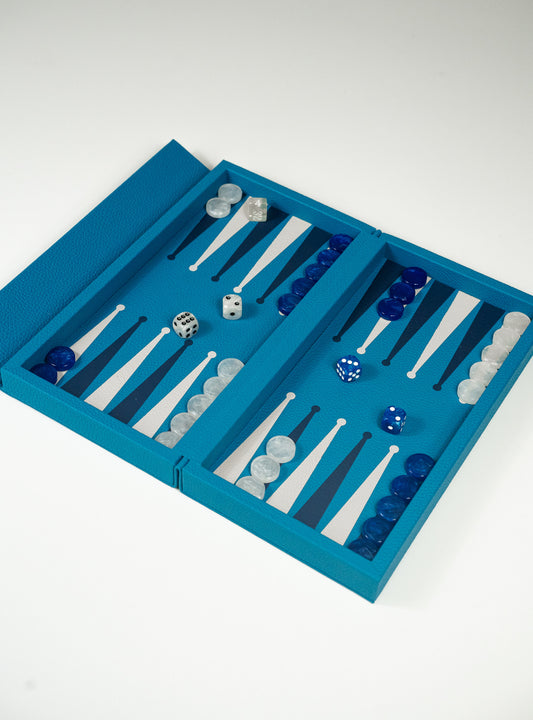 Booklet Backgammon Azure