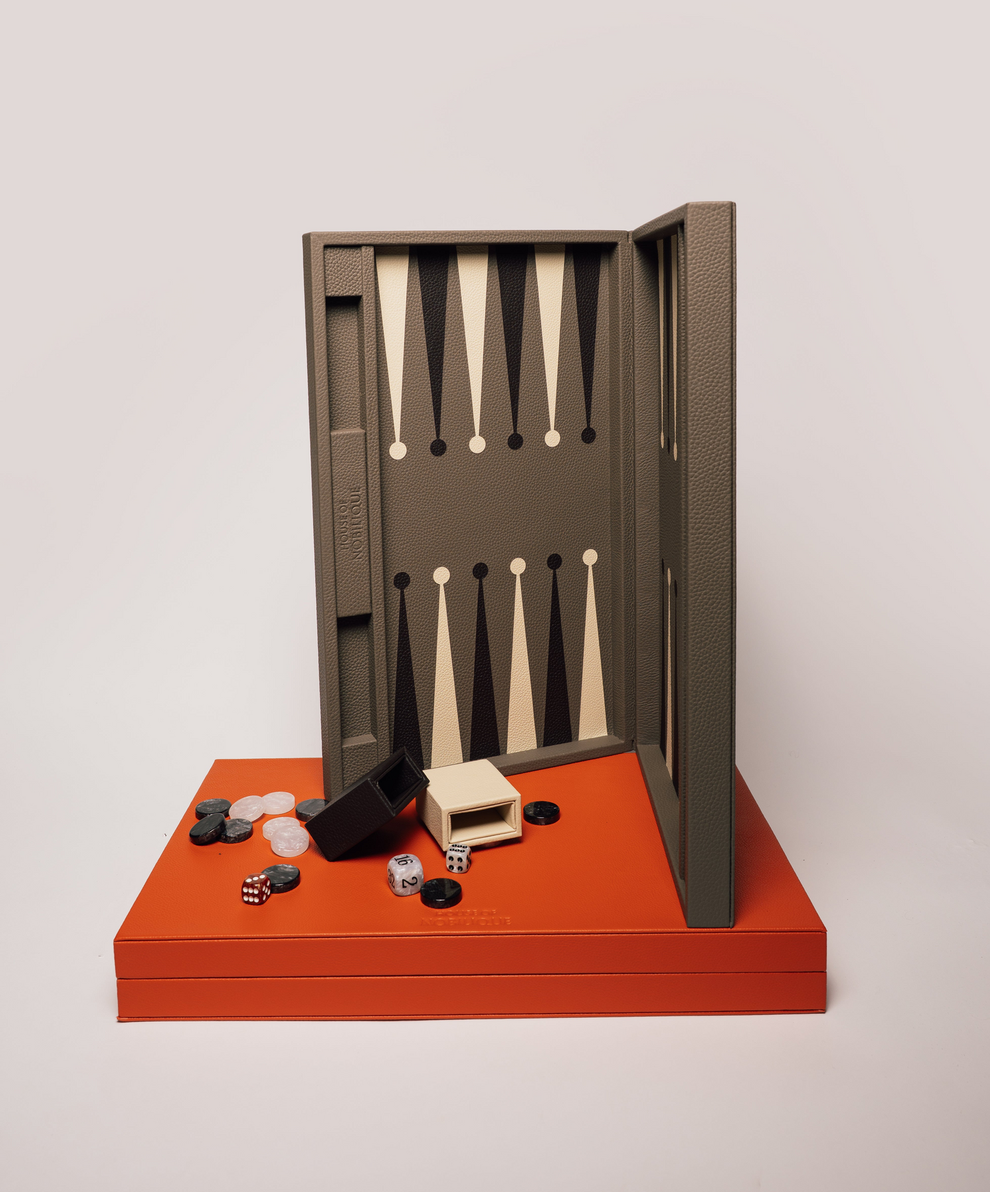 Big Backgammon Taupe