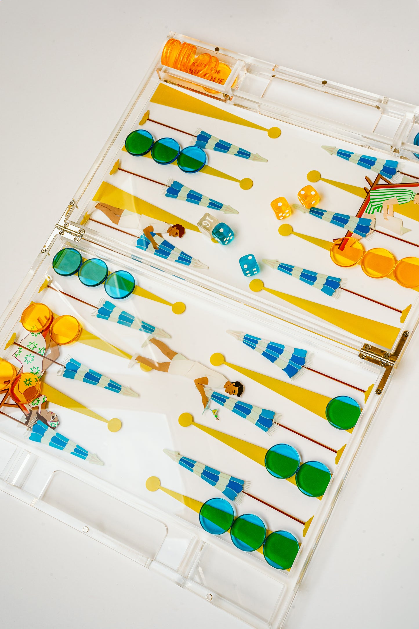 Portable Backgammon Beach