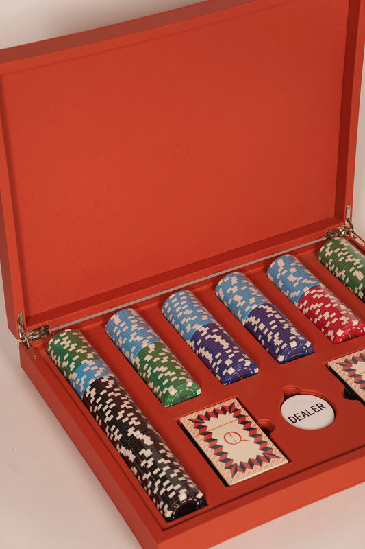 Poker Set Orange