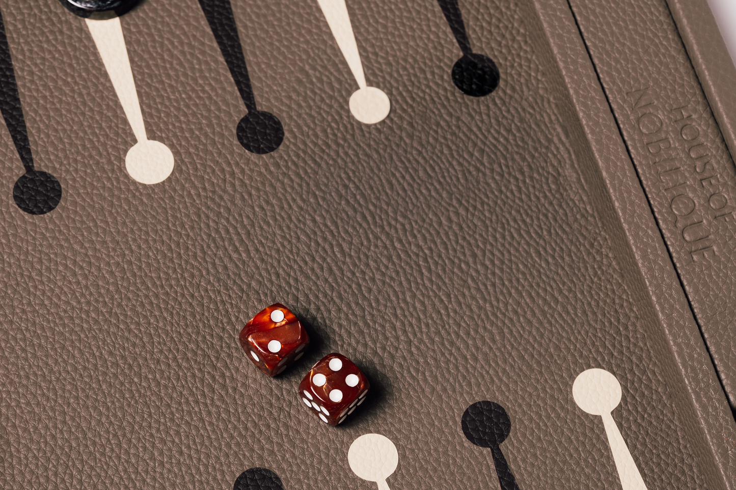 Booklet Backgammon Taupe