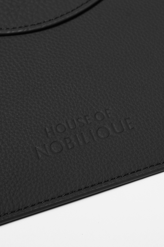 The Leather Envelope Sleeve Black
