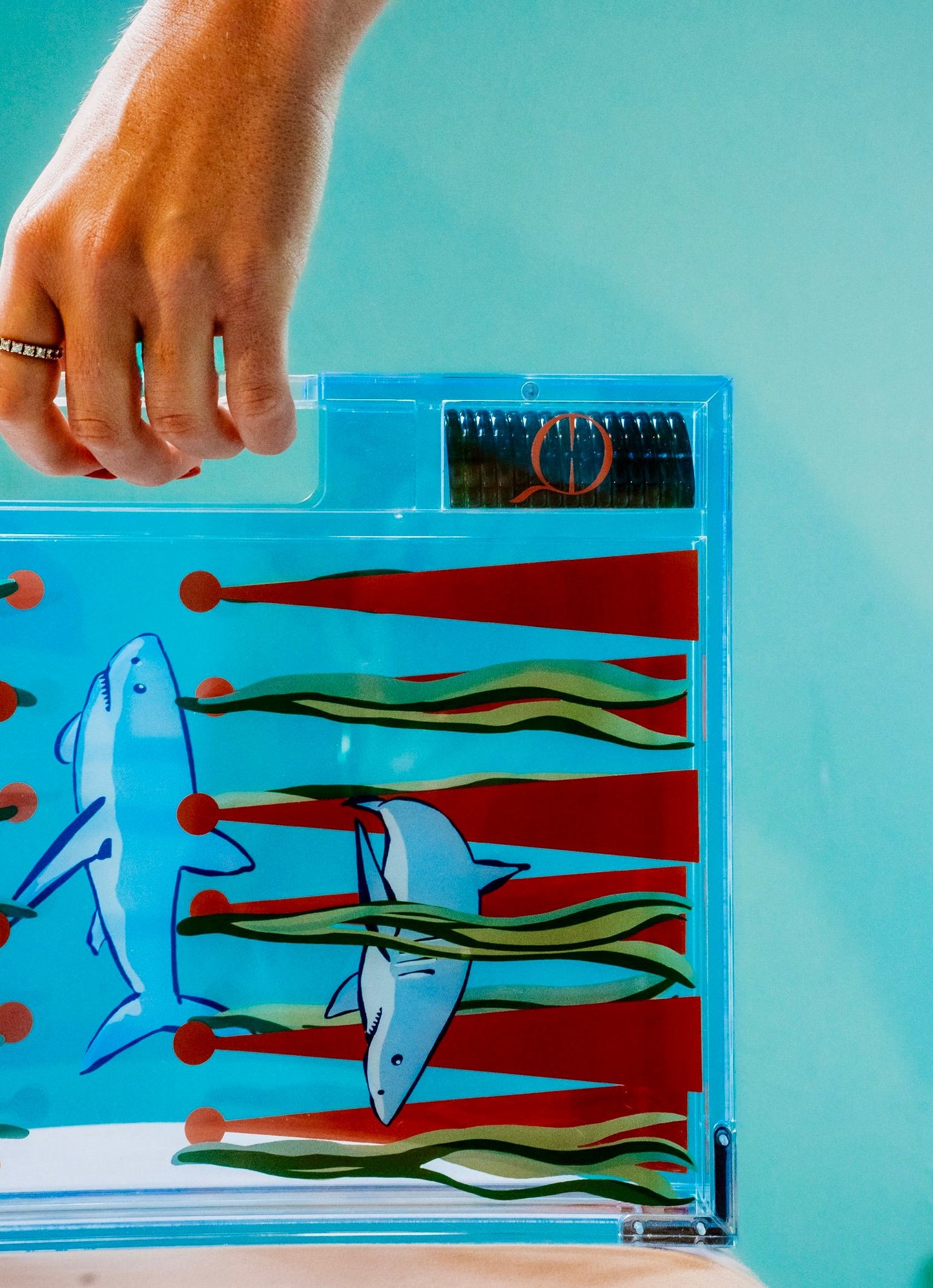Portable Backgammon- Sharks