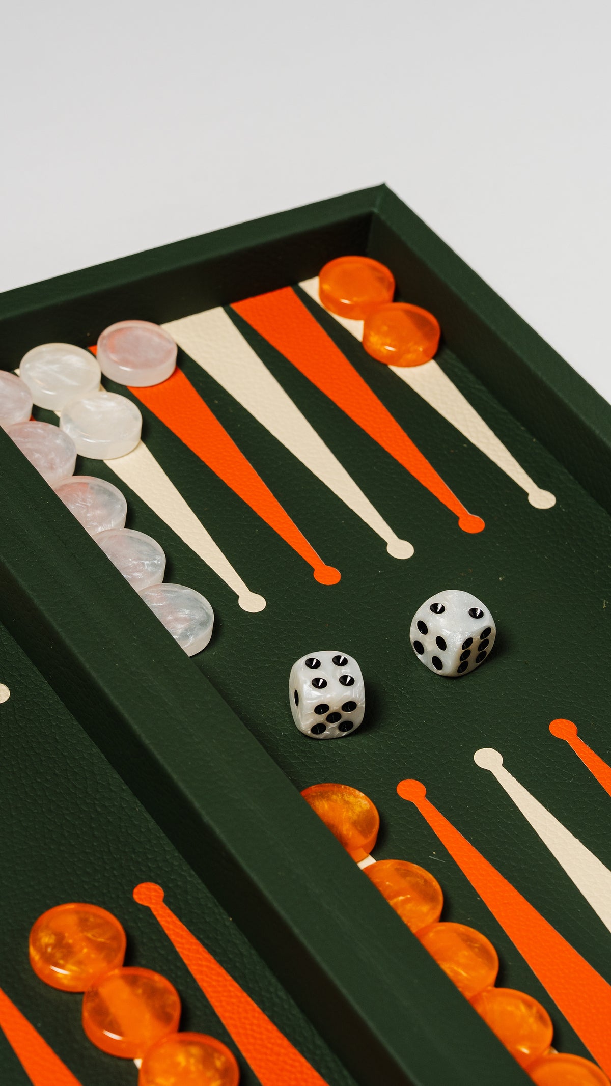 Booklet Backgammon Green