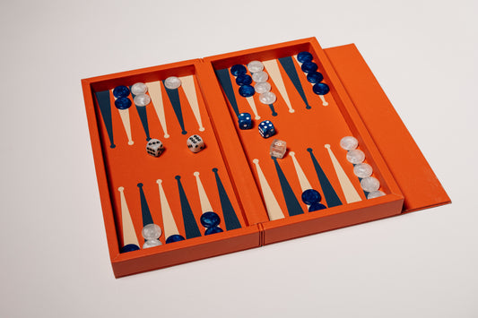 Booklet Backgammon Orange