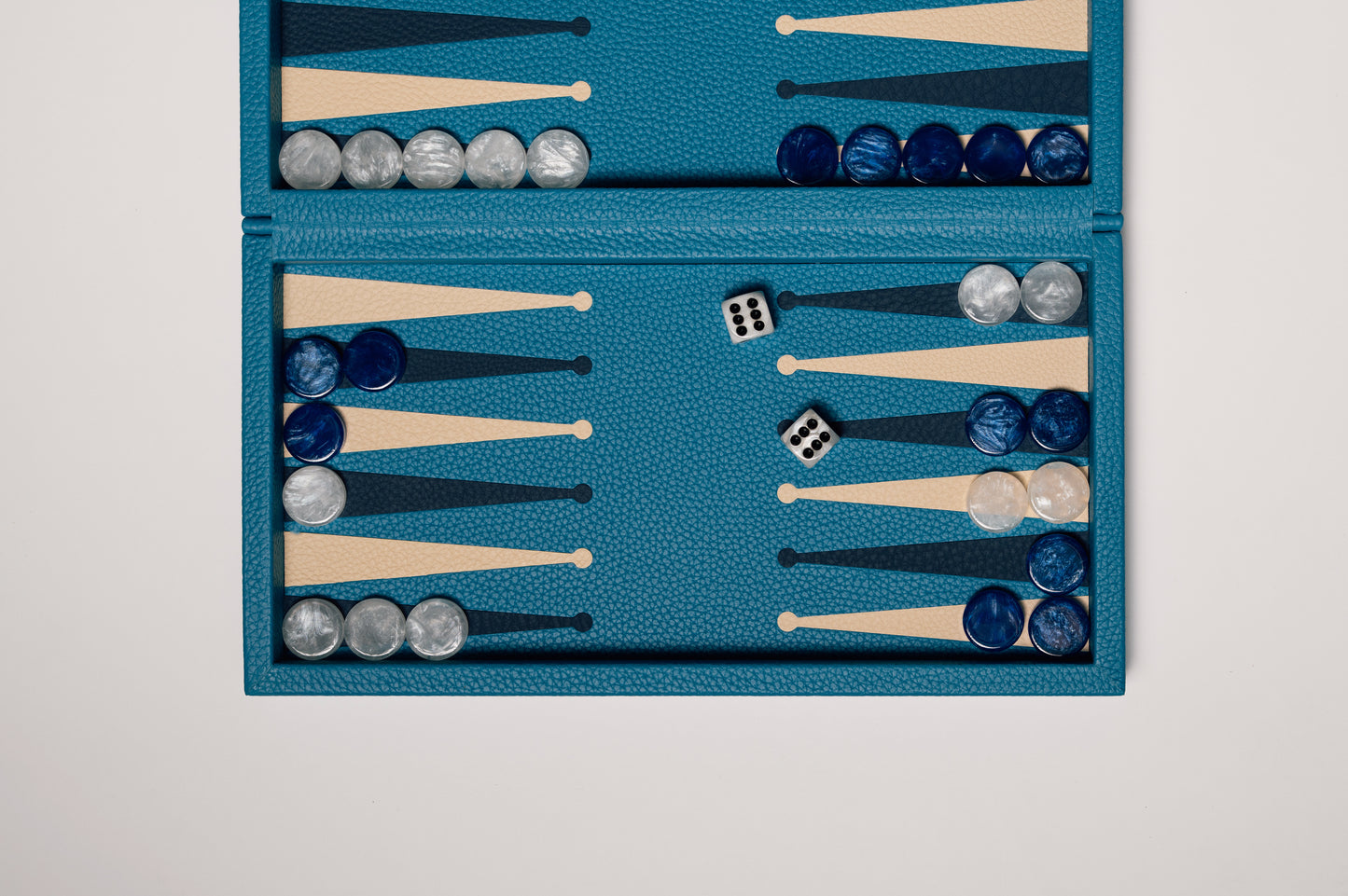 Booklet Backgammon Azure Blue