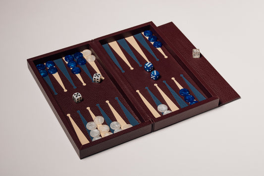 Booklet Backgammon Burgundy