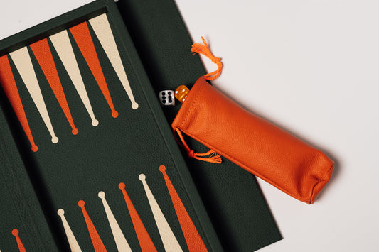 Booklet Backgammon Green