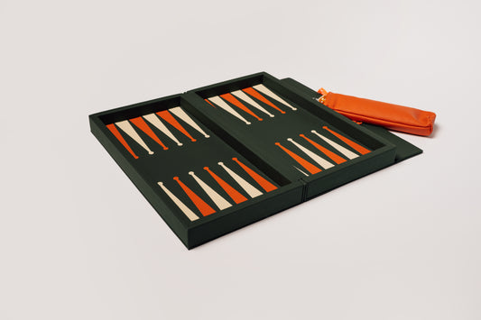 Booklet Backgammon Green