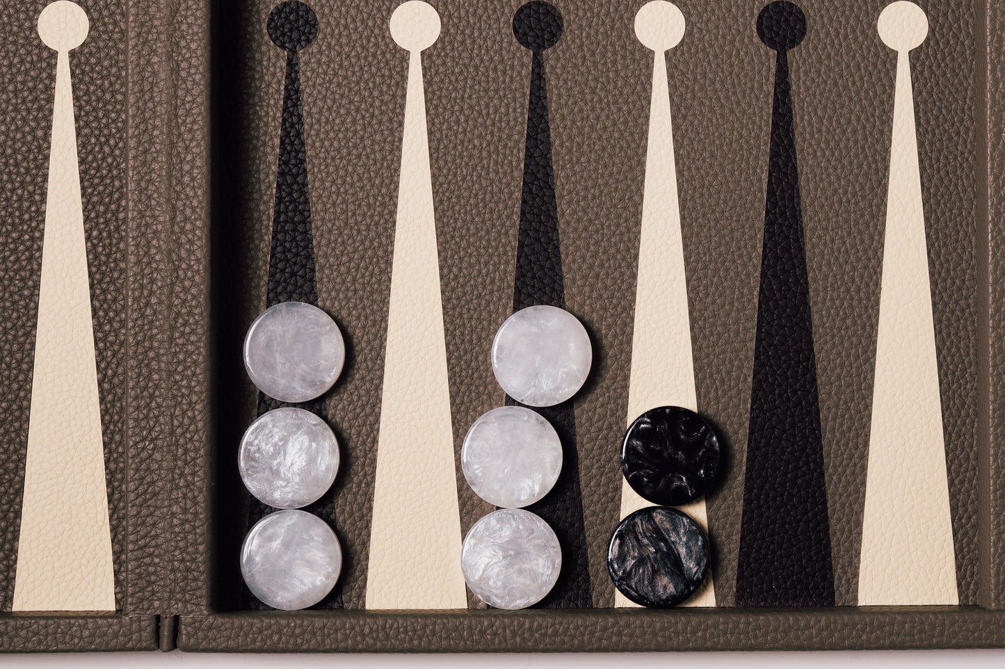 Booklet Backgammon Taupe