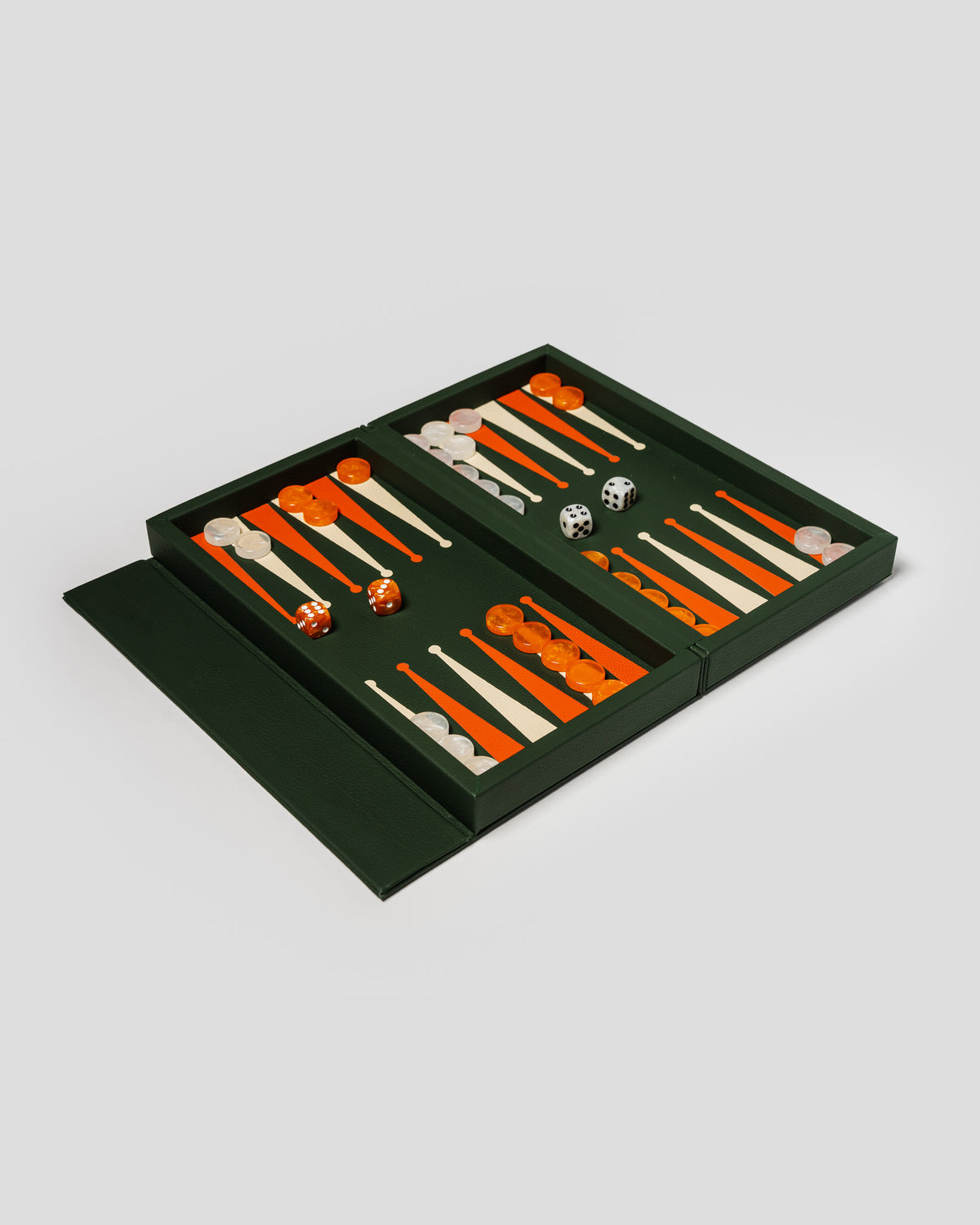 Booklet Backgammon Green