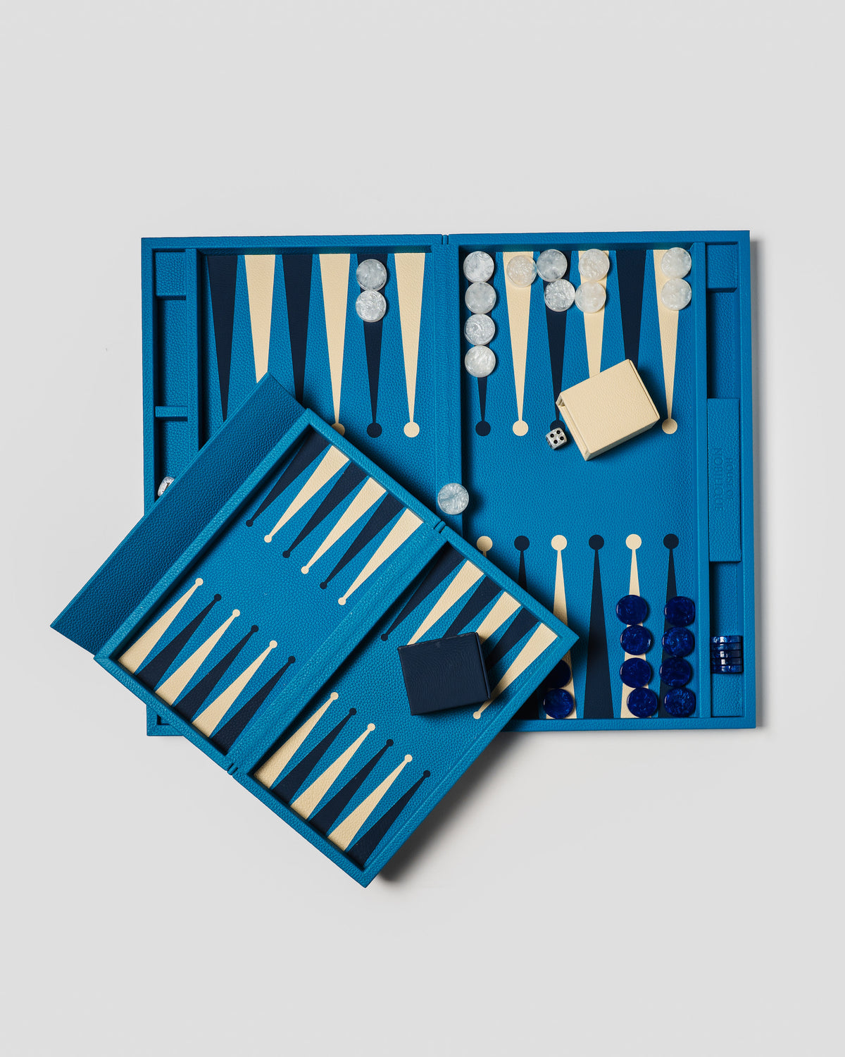 Big Backgammon Azure Blue