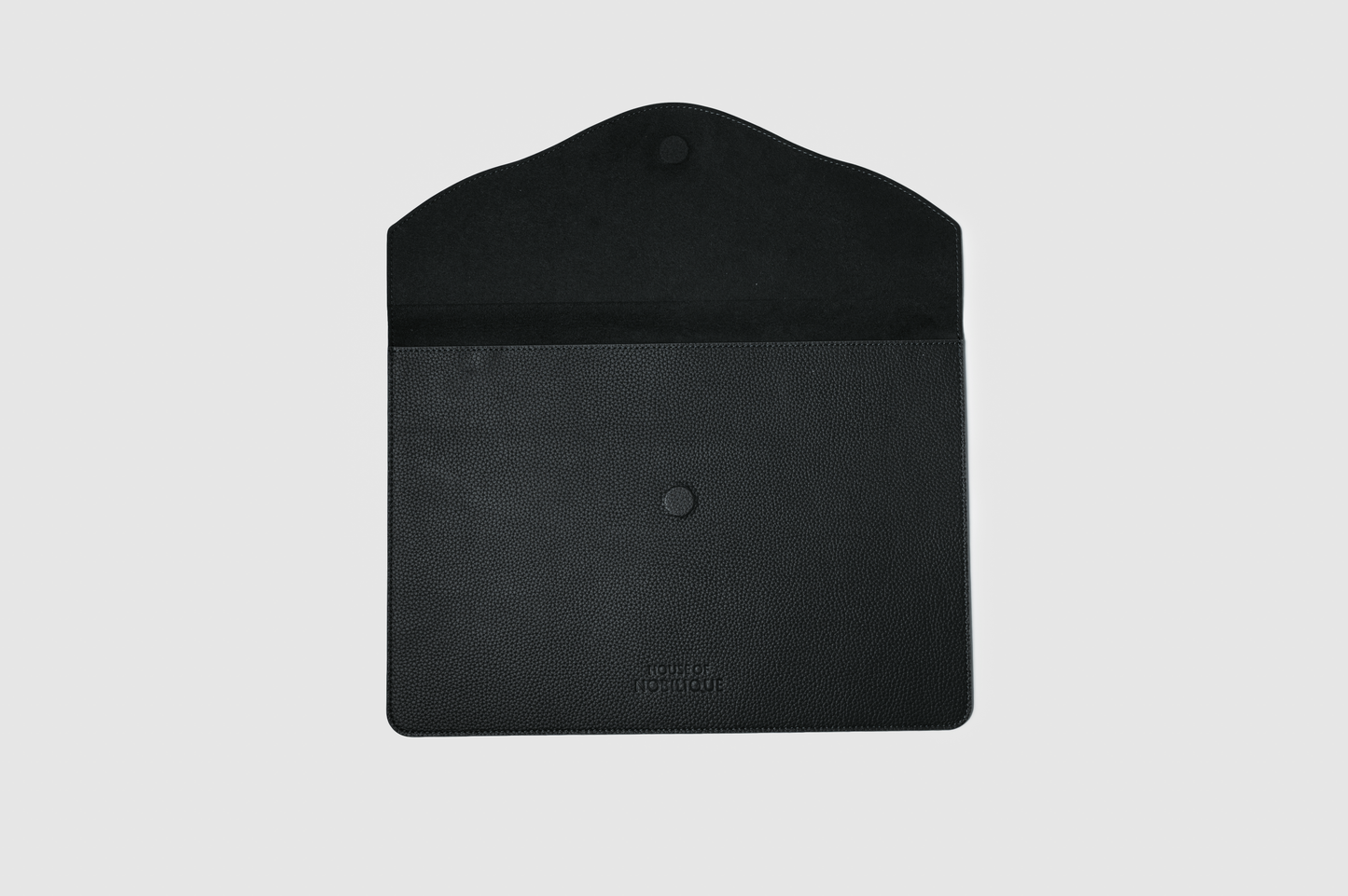 The Leather Envelope Sleeve Black
