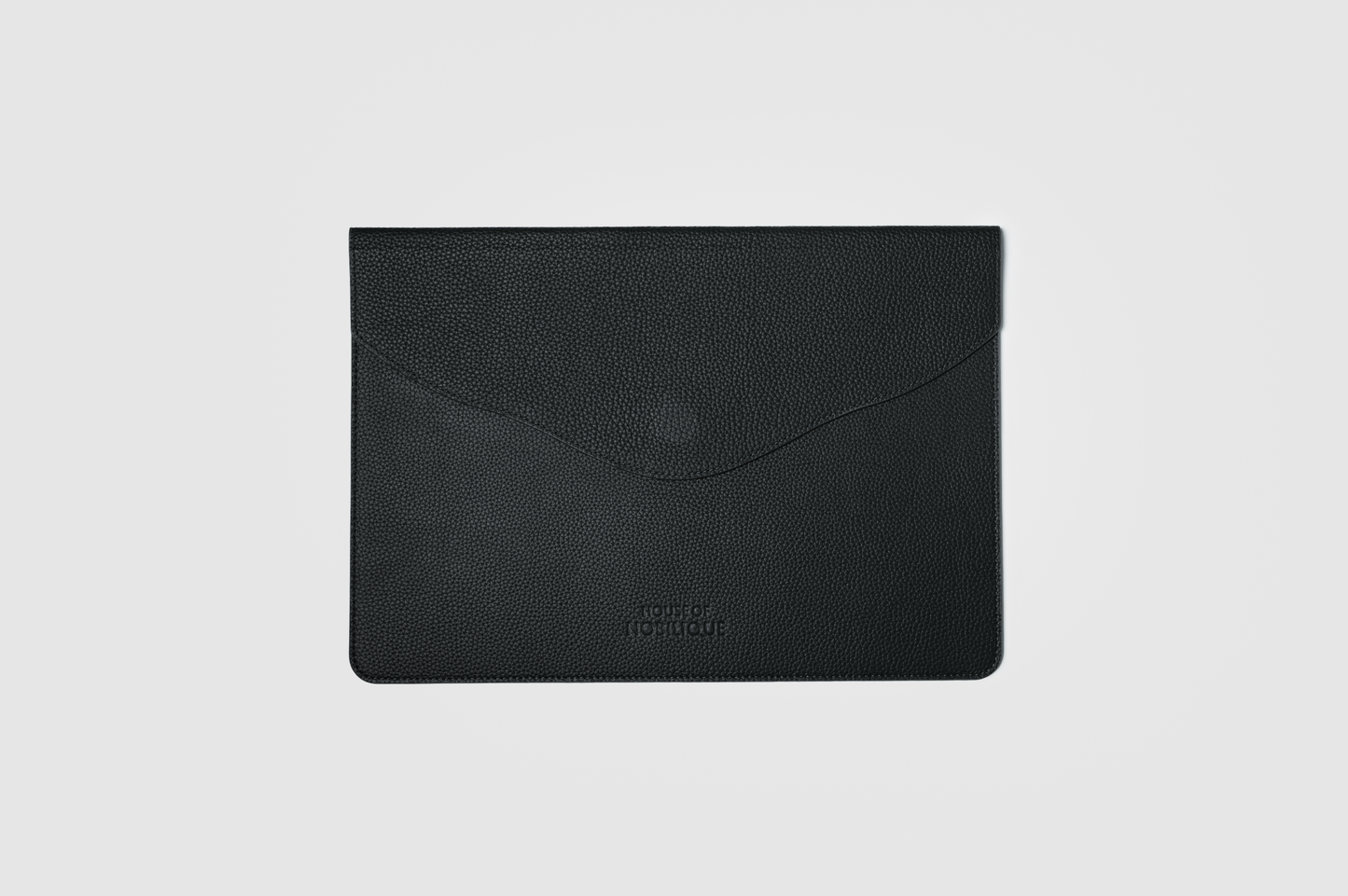 The Leather Envelope Sleeve Black