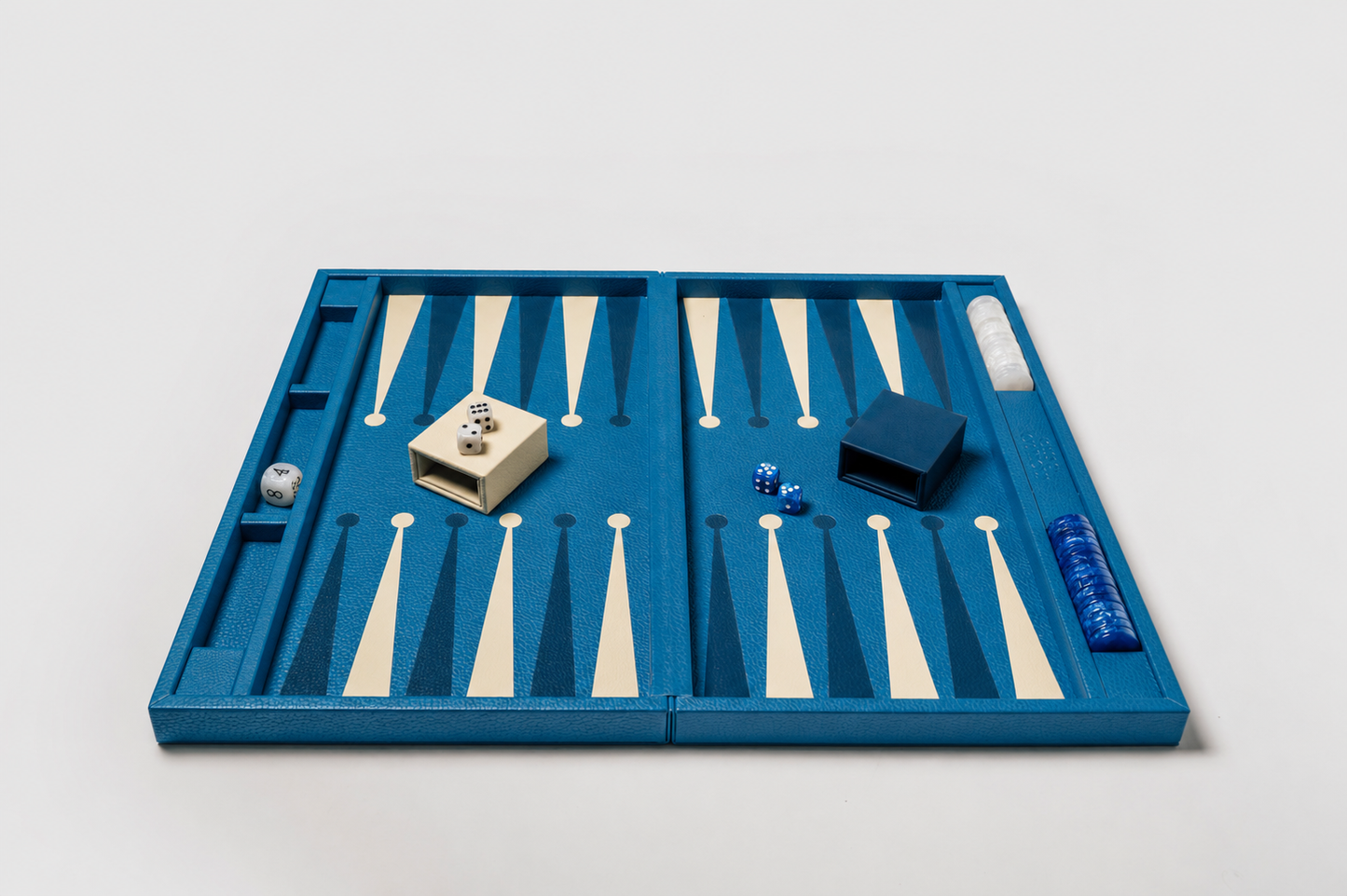 Big Backgammon Azure Blue