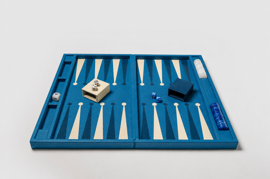 Big Backgammon Azure Blue