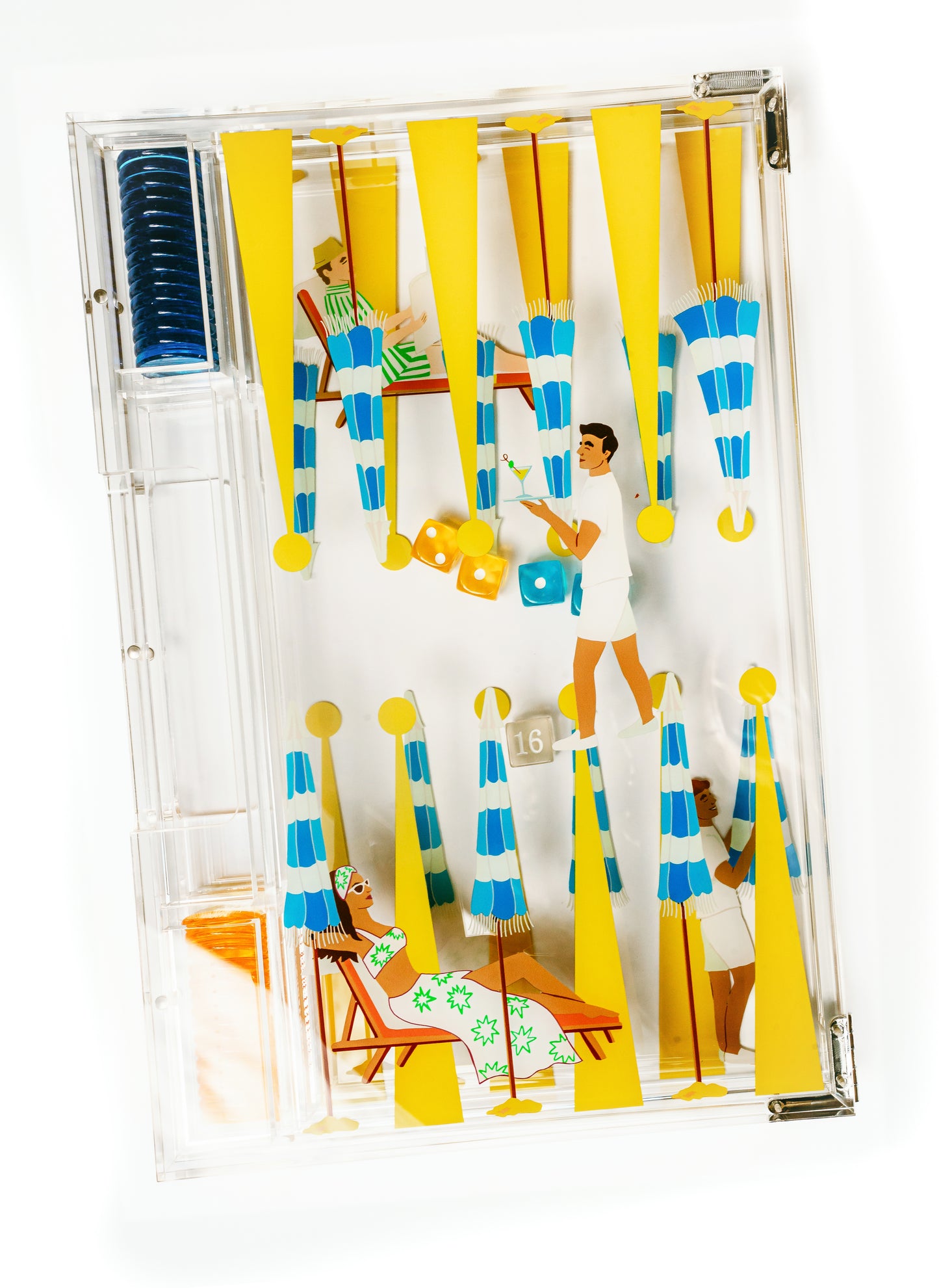 Portable Backgammon Beach