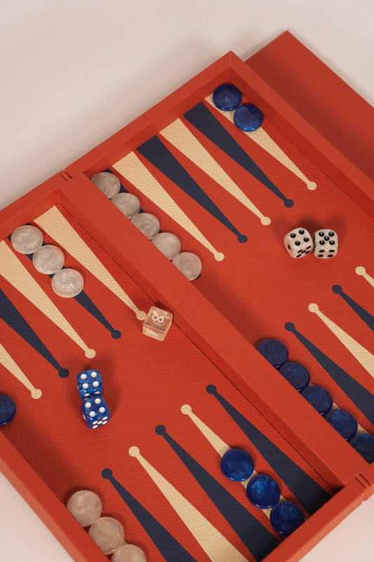 Booklet Backgammon Orange