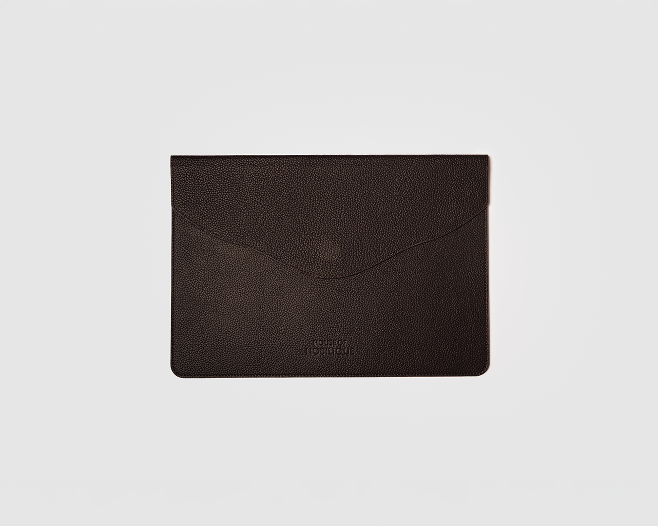The Leather Envelope Sleeve Brown
