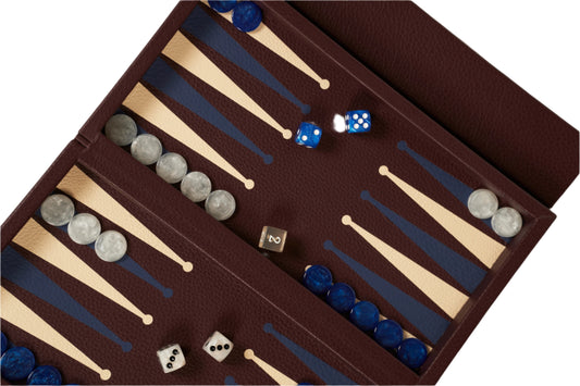 Booklet Backgammon Burgundy