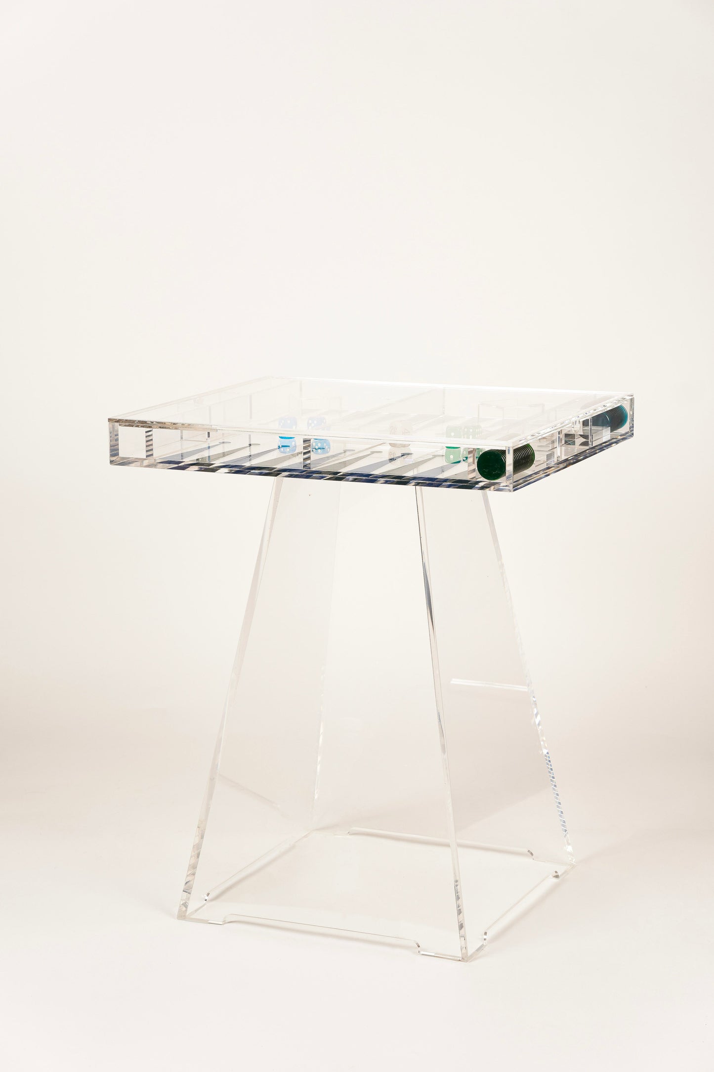 Acryl Backgammon Table