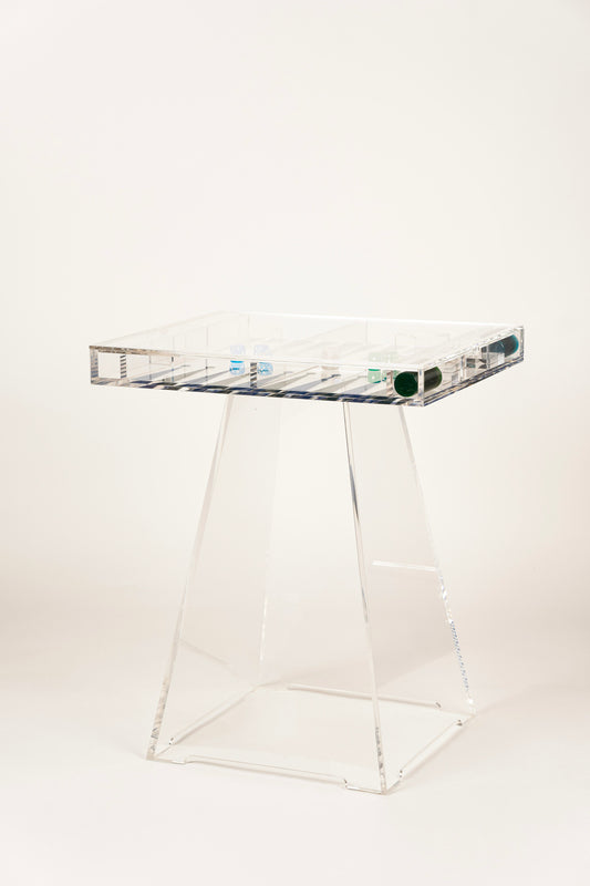 Acryl Backgammon Table