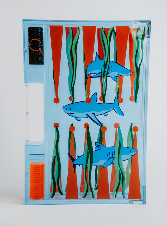 Portable Backgammon- Sharks