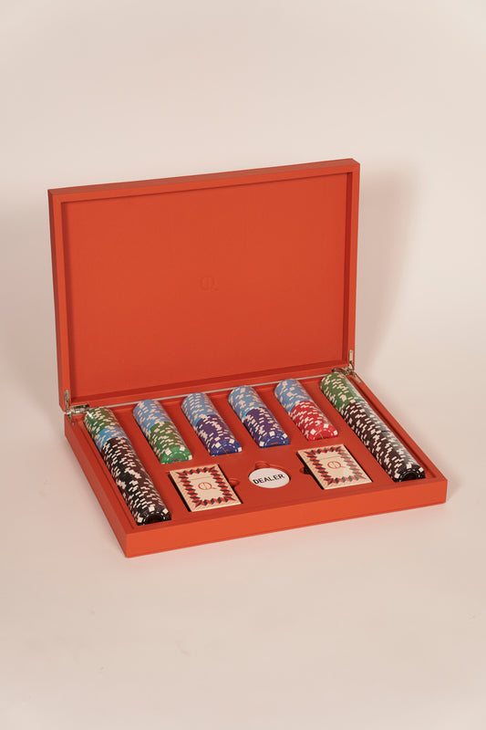 Poker Set Orange