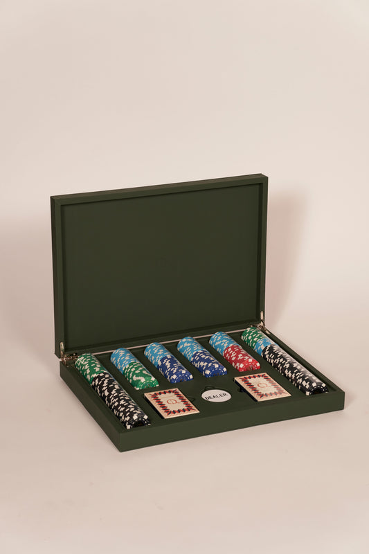Poker Set Green