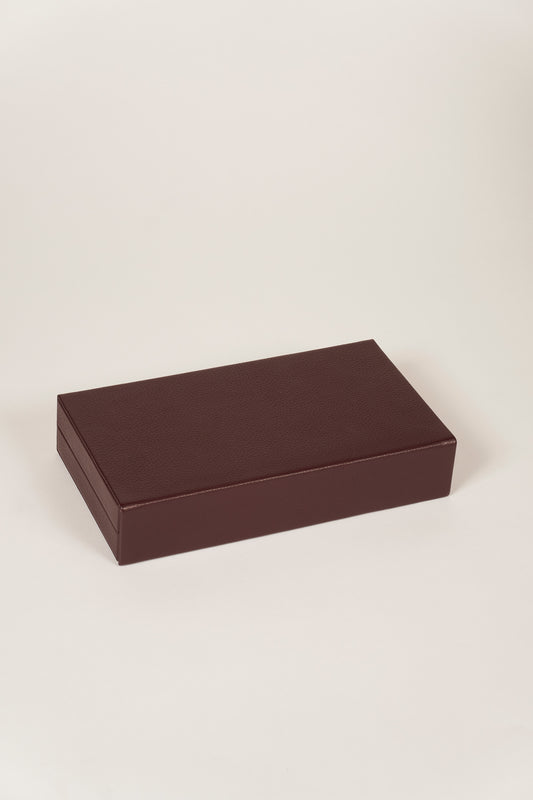 Booklet Backgammon Burgundy
